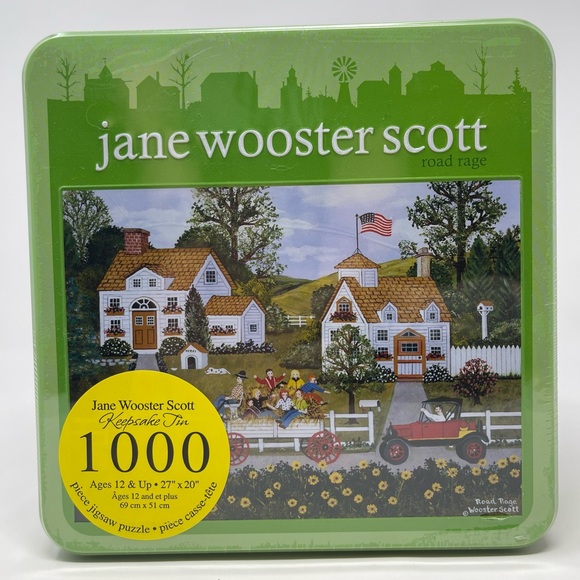 JANE WOOSTER SCOTT:“Road Rage” 1000 Piece; Jigsaw Puzzle. NEW. SEALED. - Picture 1 of 6